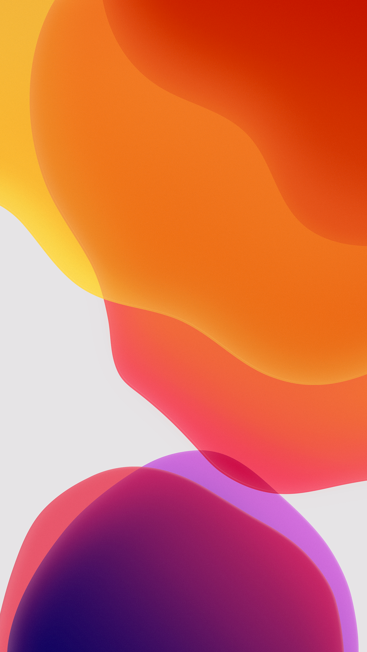 iOS 13 Wallpaper - Official iOS 13 Stock Wallpaper (Ultra HD) - Orange