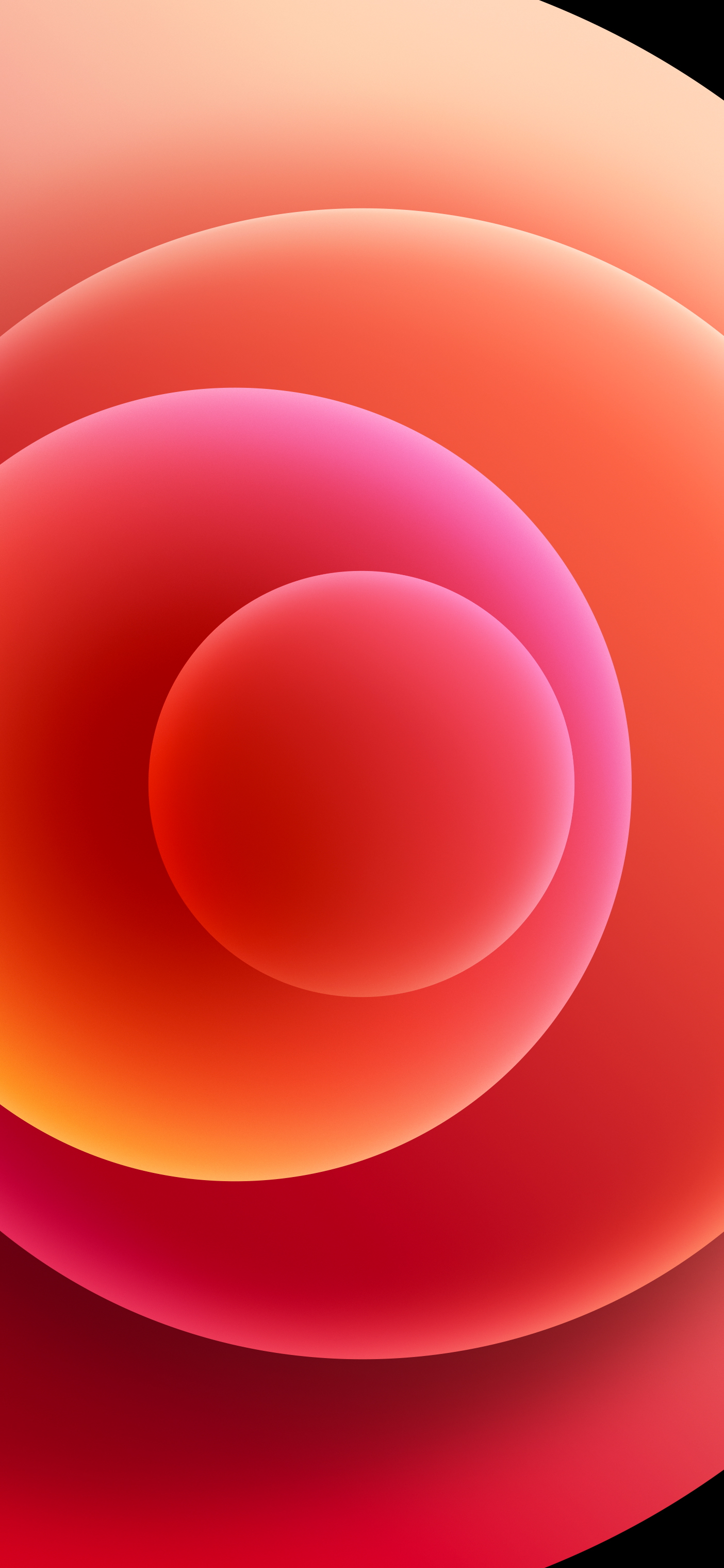 iPhone 12 - Orbs (PRODUCT)RED (Light) - Stock Wallpaper - Wallpapers