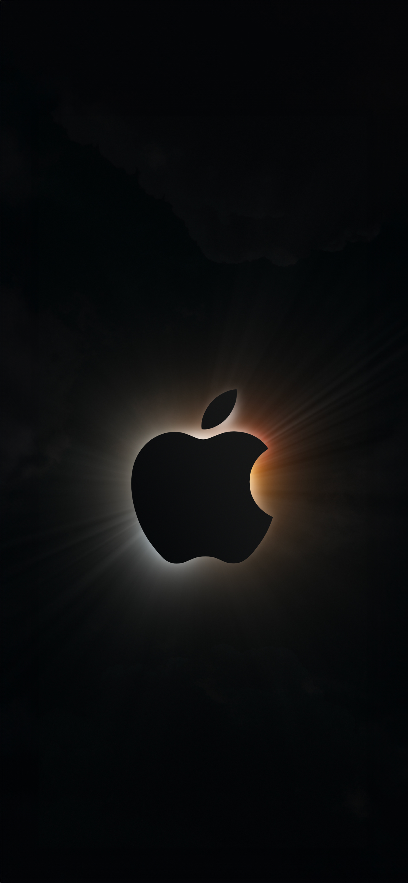 Total Solar Eclipse with Apple Logo - Wallpapers Central