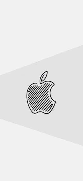 Apple Logo Grey