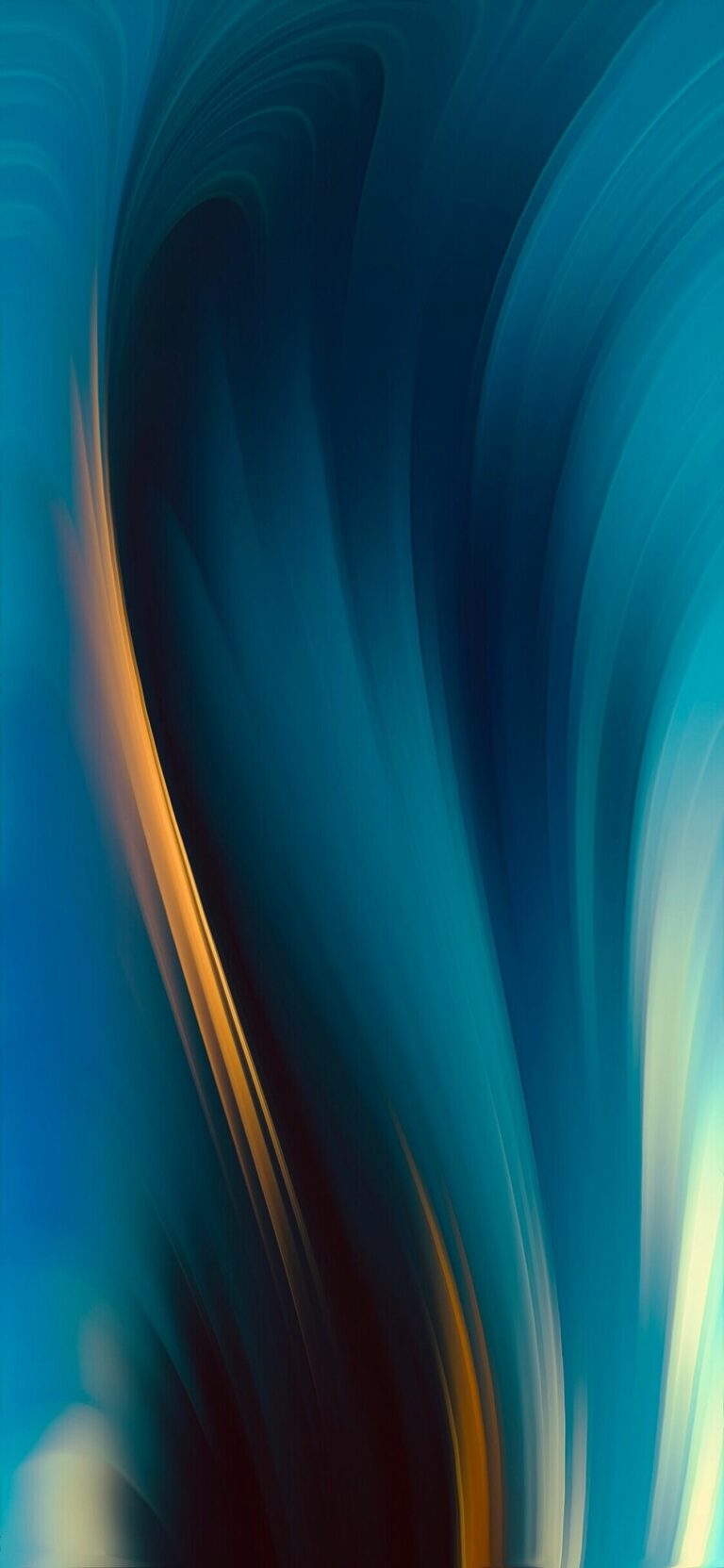 Default wallpaper of Blue Waves