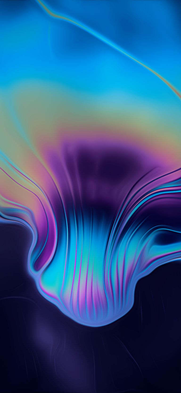 Default wallpaper of iMac Pro Jellyfish