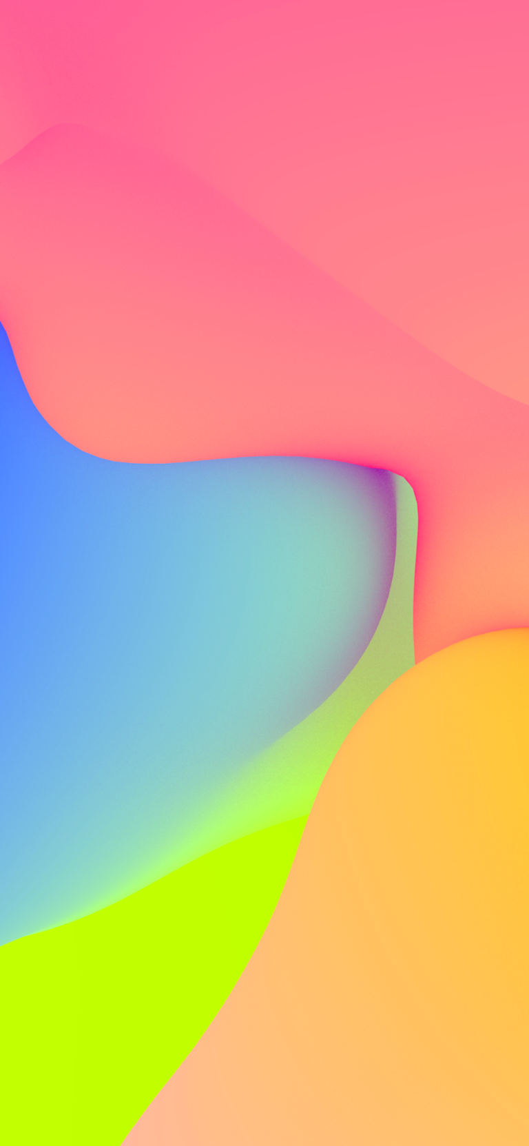 Default wallpaper of Color Blob 1