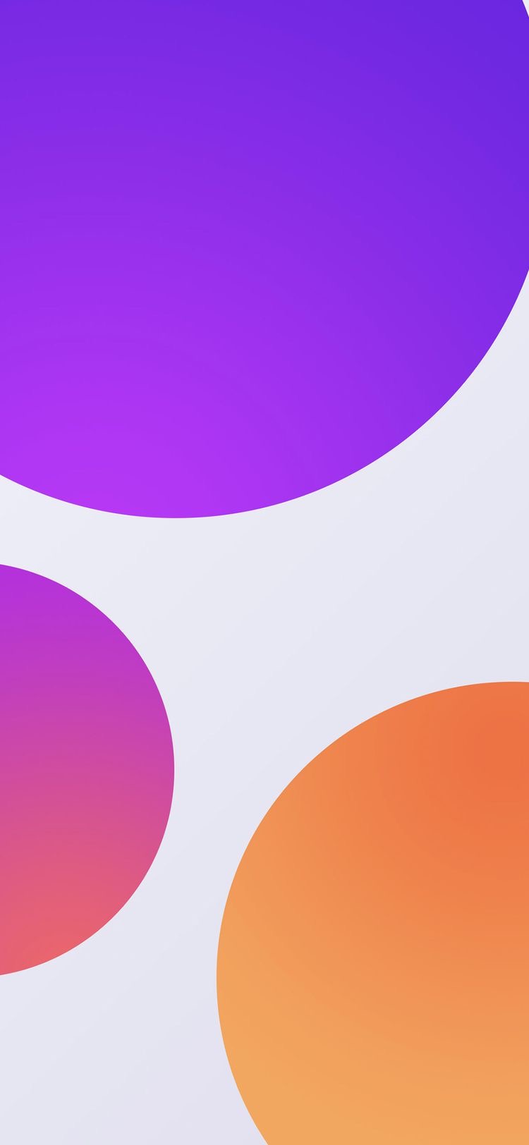 Default wallpaper of Gradient Balls