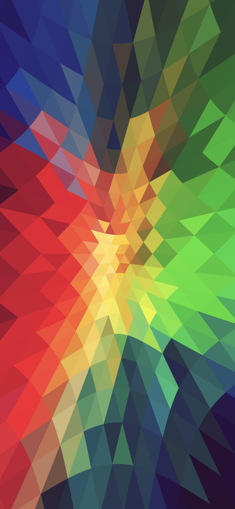 Default wallpaper of Geometric Colors