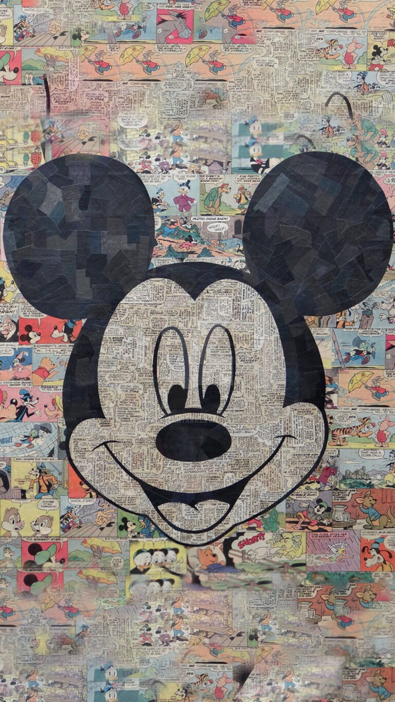 Default wallpaper of Micky Mouse Cutouts