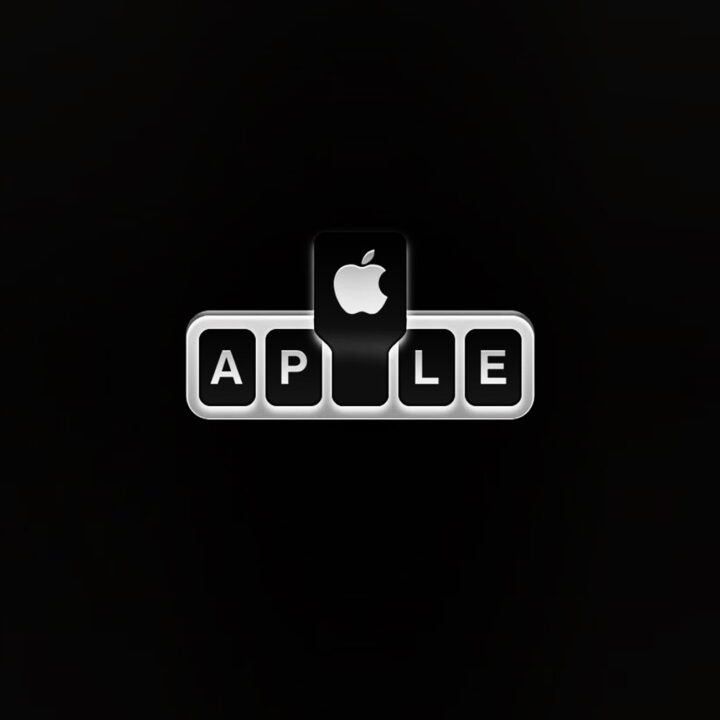 Apple Keys Black - Wallpapers Central