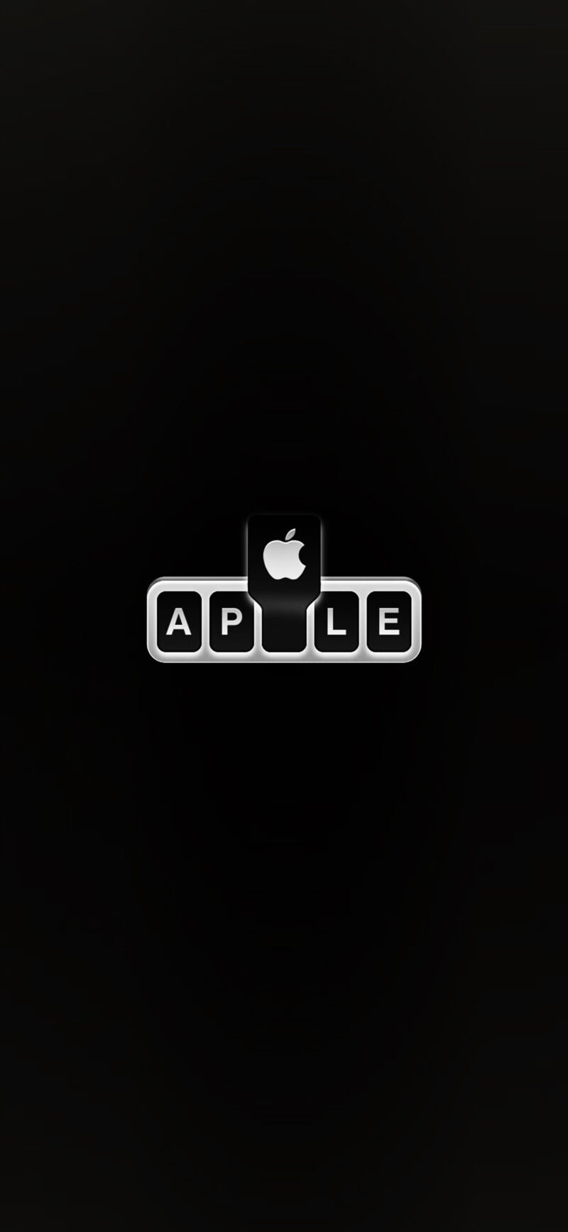 Apple Keys Black - Wallpapers Central