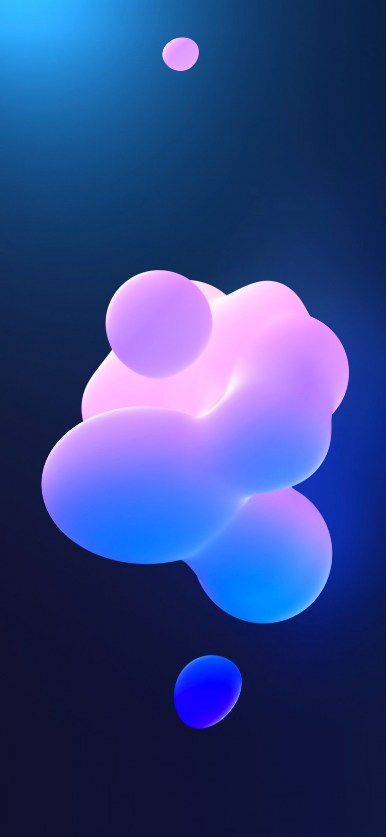 Default wallpaper of Bubbles