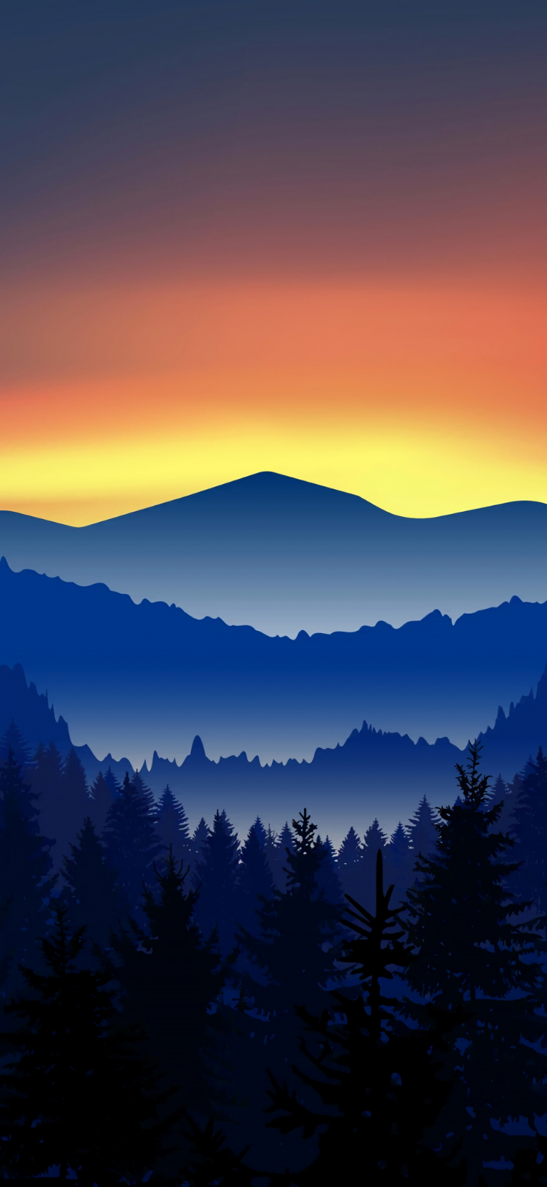 Default wallpaper of Sunset Draw