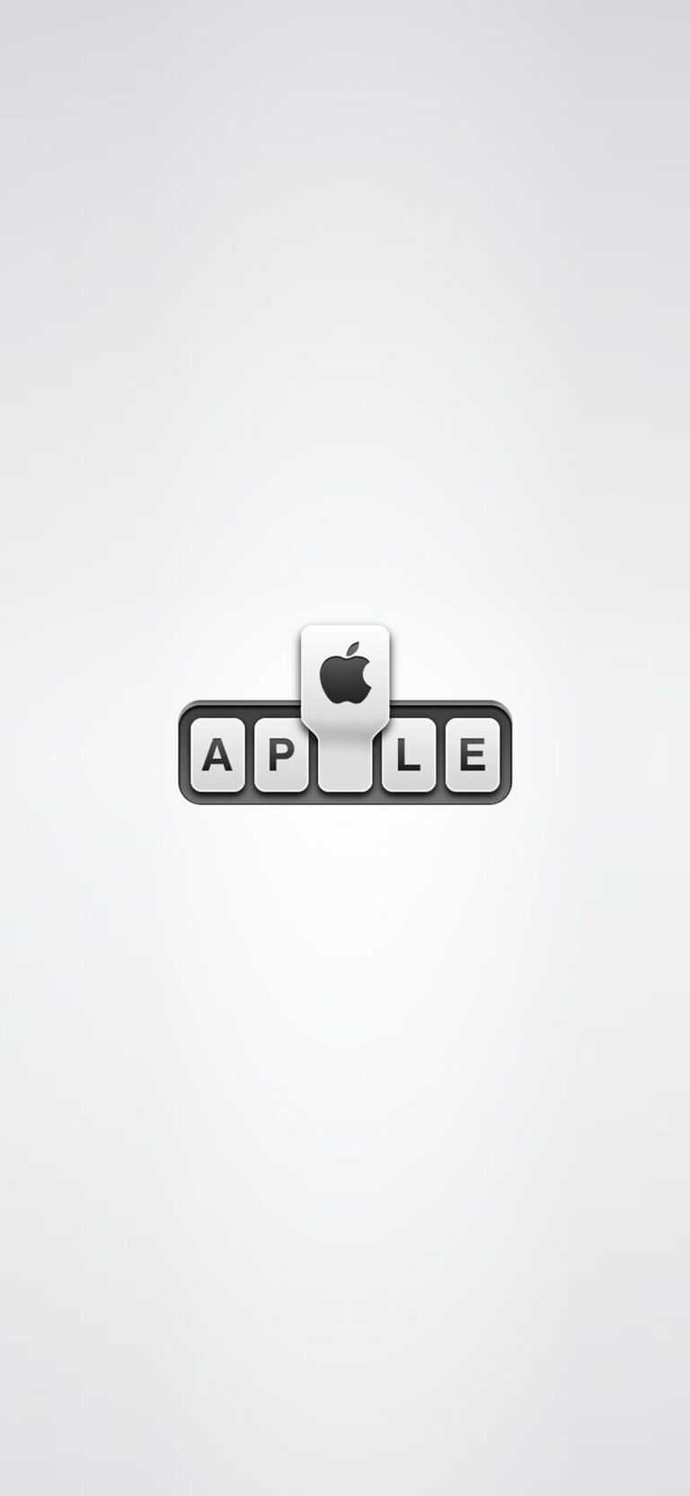 Default wallpaper of Apple Keys White