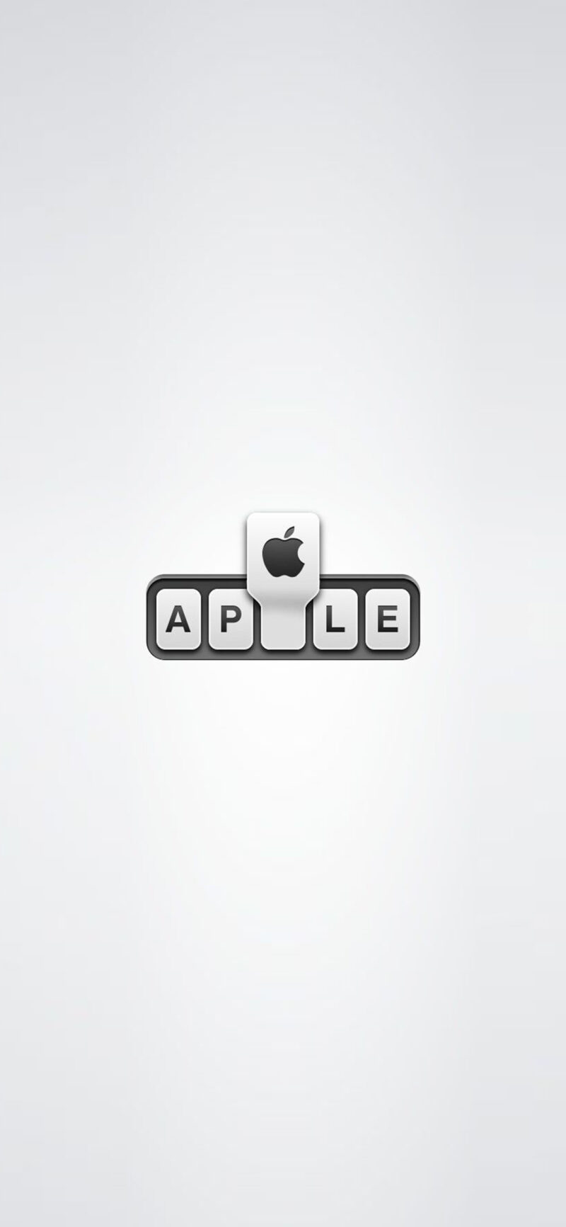 Apple Keys White - Wallpapers Central