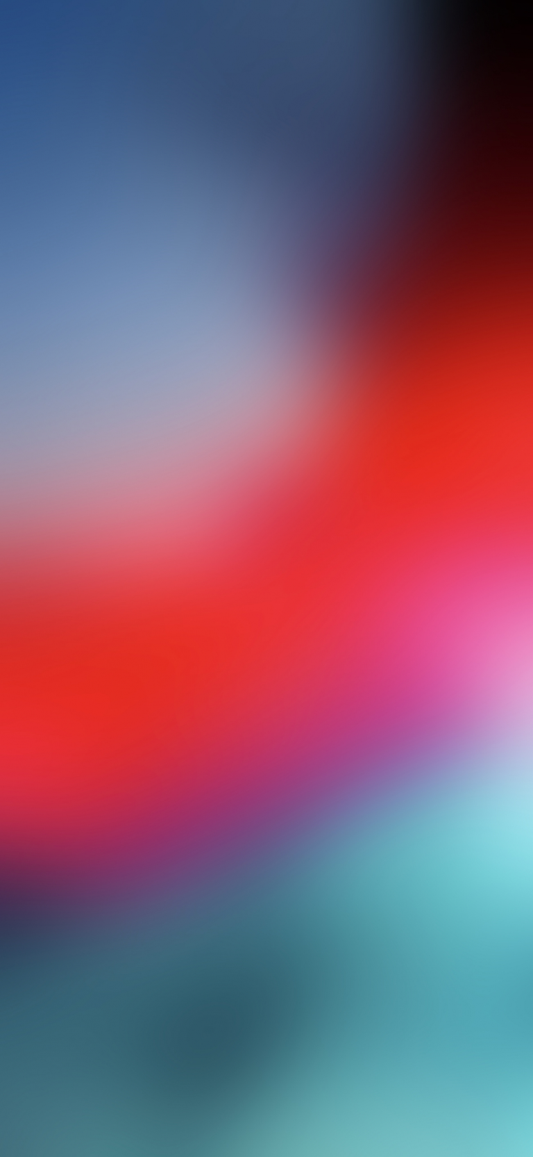 Default wallpaper of Blurred iOS 12 Stock Wallpaper