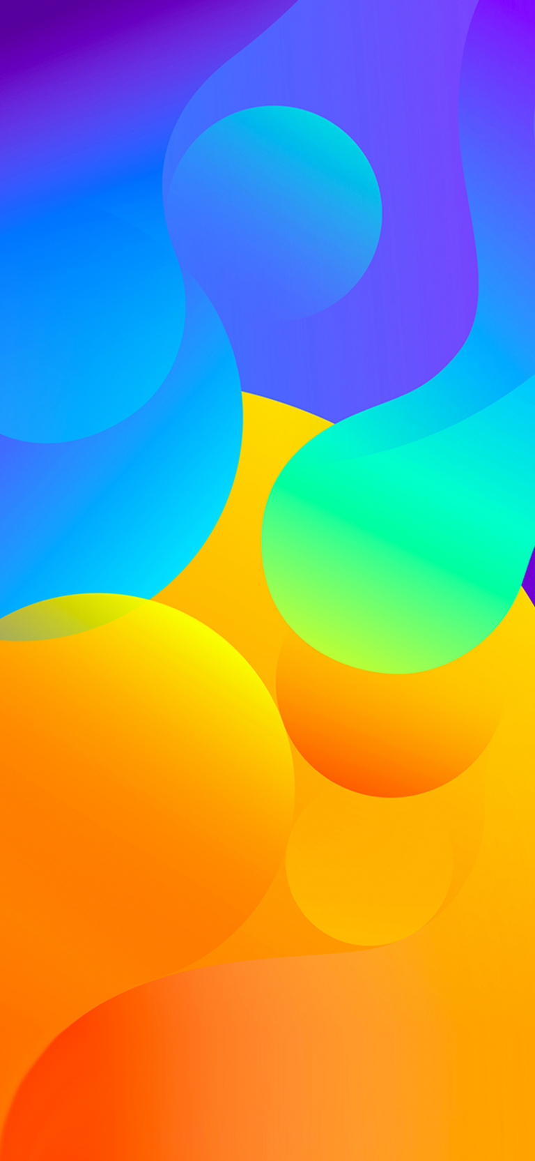 Default wallpaper of BCB – Big Colorful Bubbles