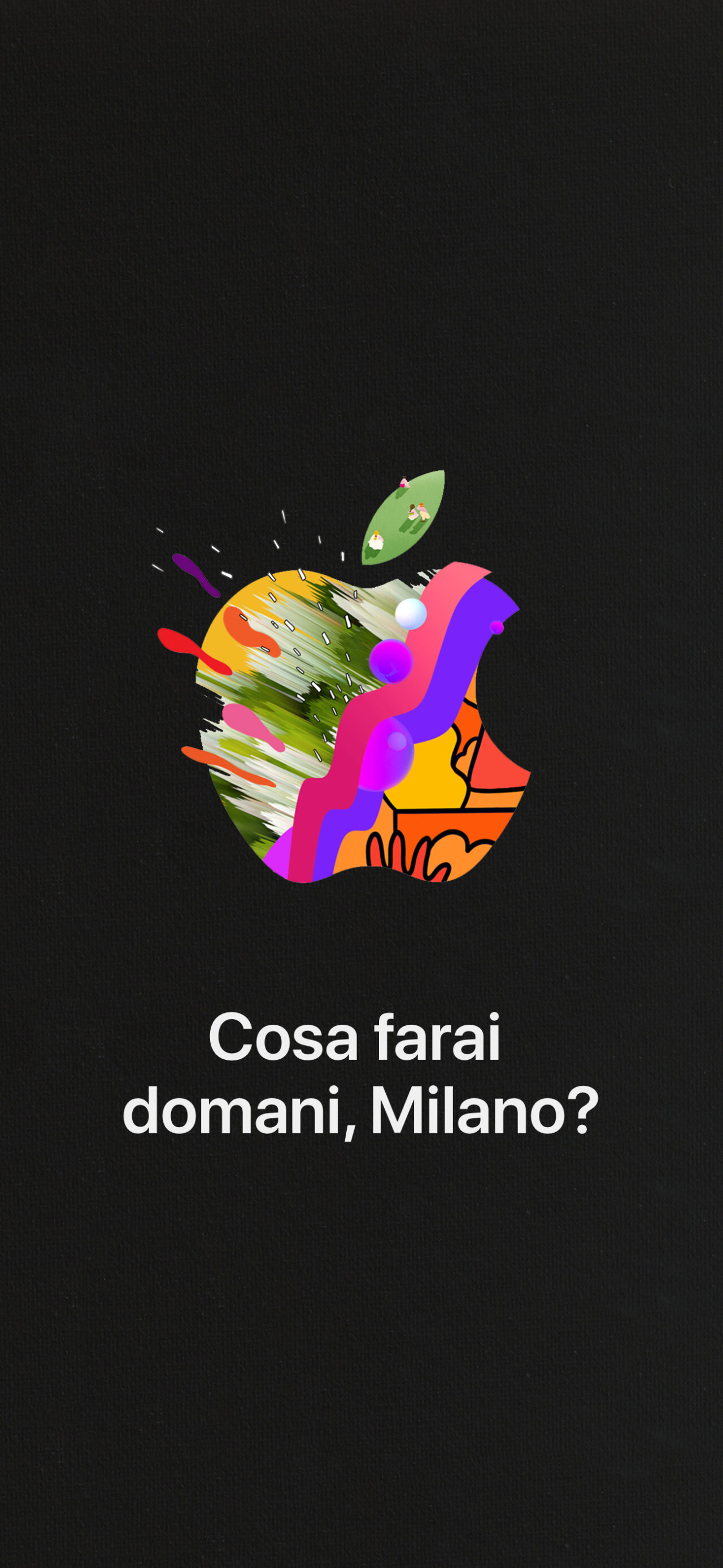 Apple Liberty – Complete Logo (Black) by iSpazio