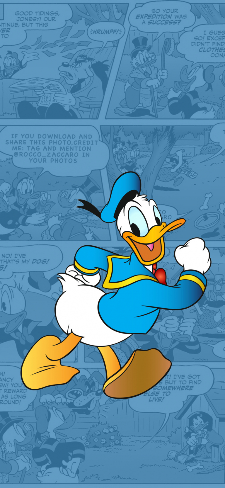 Default wallpaper of Donald