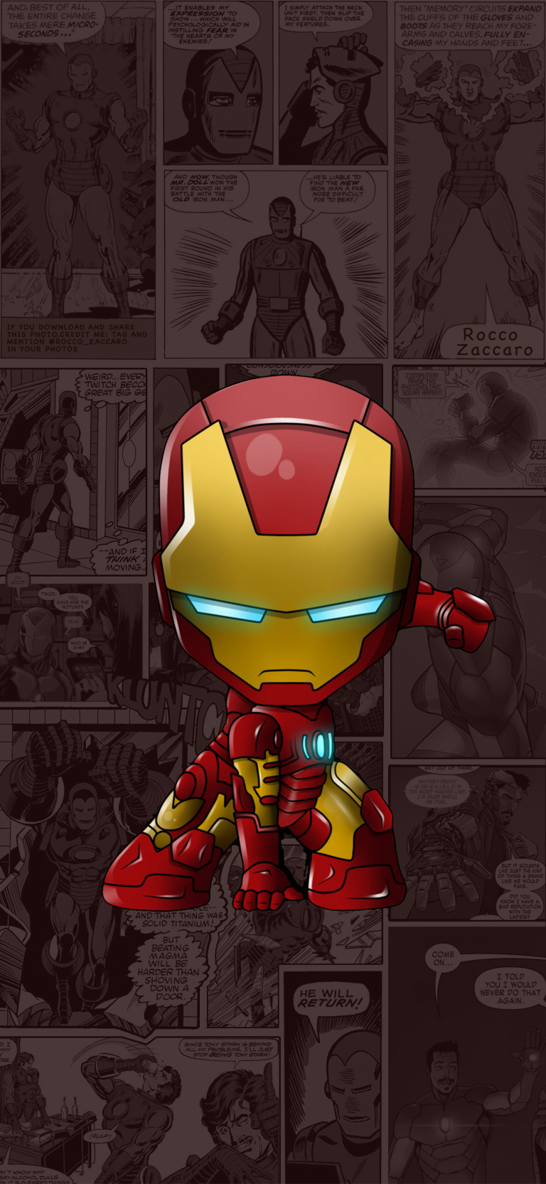 Default wallpaper of Iron Man | Marvel