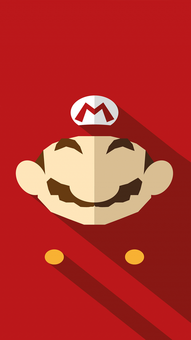 Default wallpaper of Super Mario