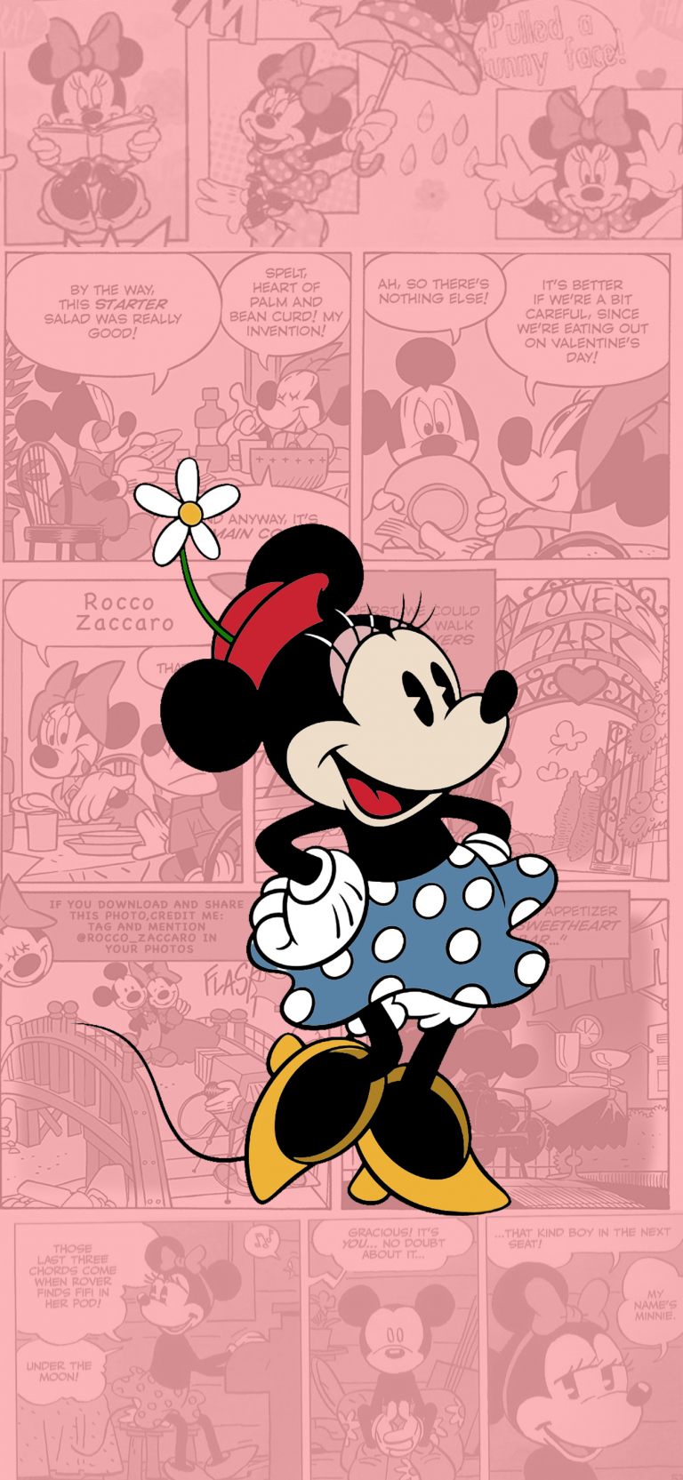 Default wallpaper of Minnie