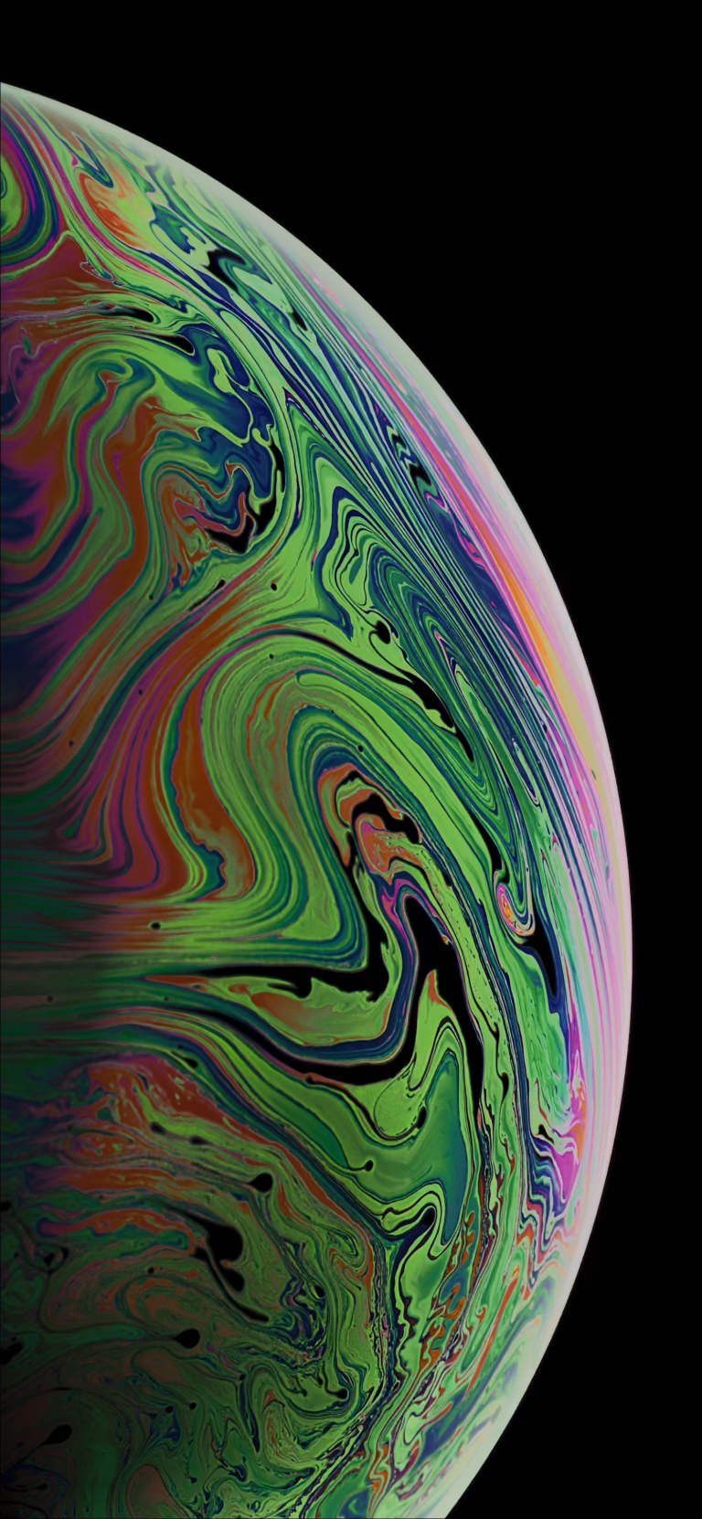 Default wallpaper of iPhone XS Max Wallpaper – Black