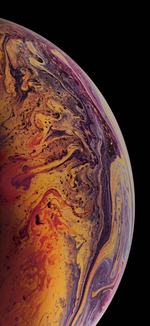 iPhone XS Max Wallpaper - Gold
