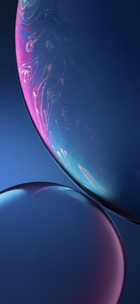iPhone XR Stock Wallpaper - Blue - Wallpapers Central