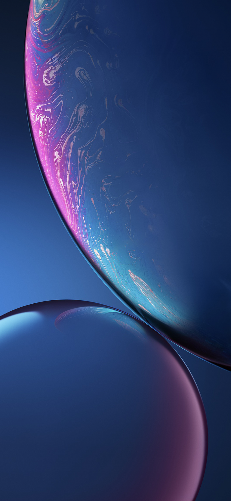 Default wallpaper of iPhone XR Stock Wallpaper – Blue