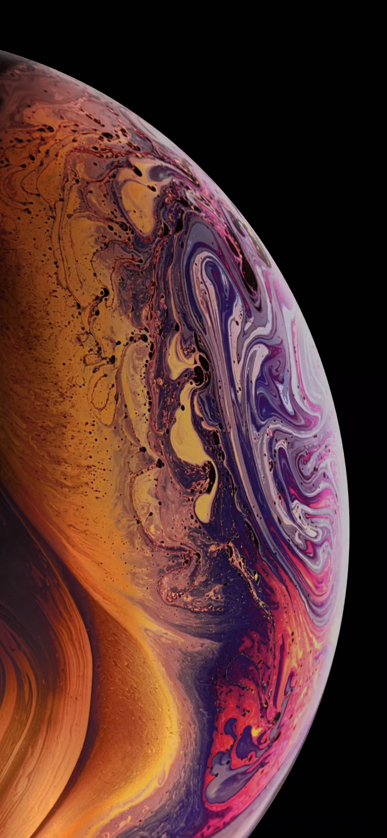 Default wallpaper of iPhone XS Wallpaper – Gold ( Event)