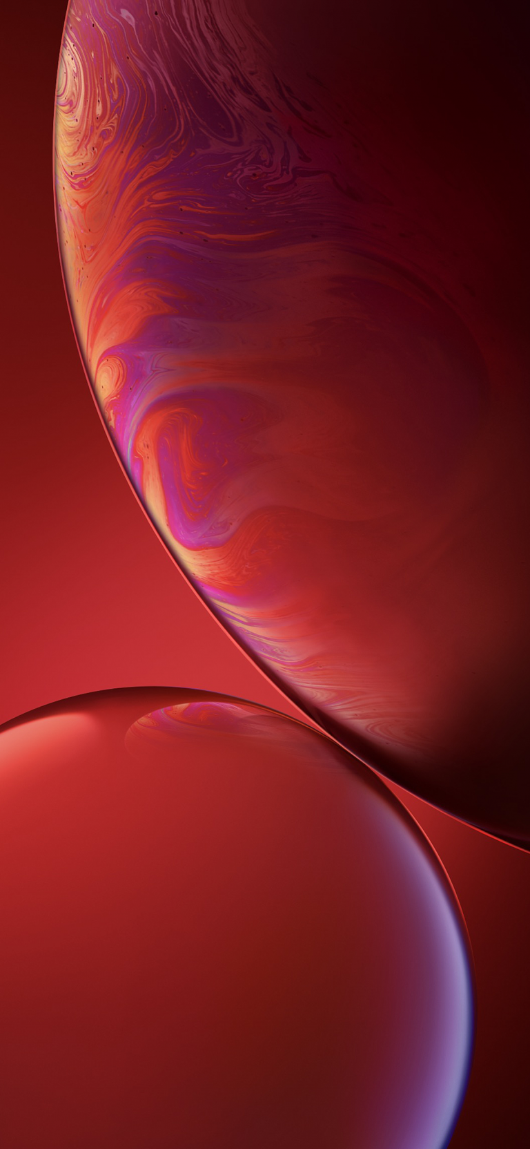 Default wallpaper of iPhone XR Stock Wallpaper – Product(RED)