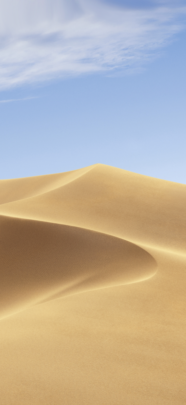 Default wallpaper of macOS Mojave (Mid-Day)