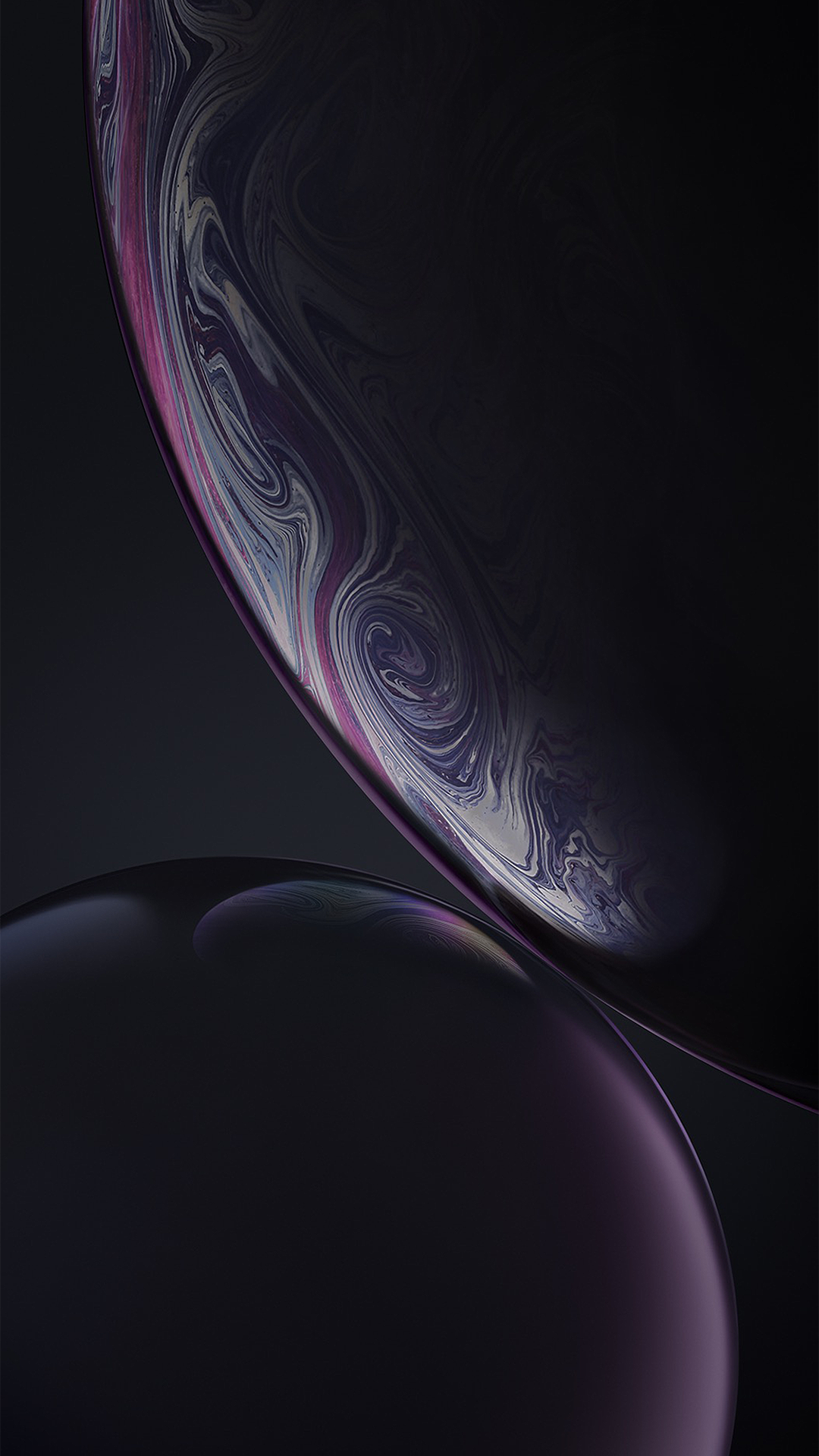 iPhone XR Stock Wallpaper - Black - Wallpapers Central