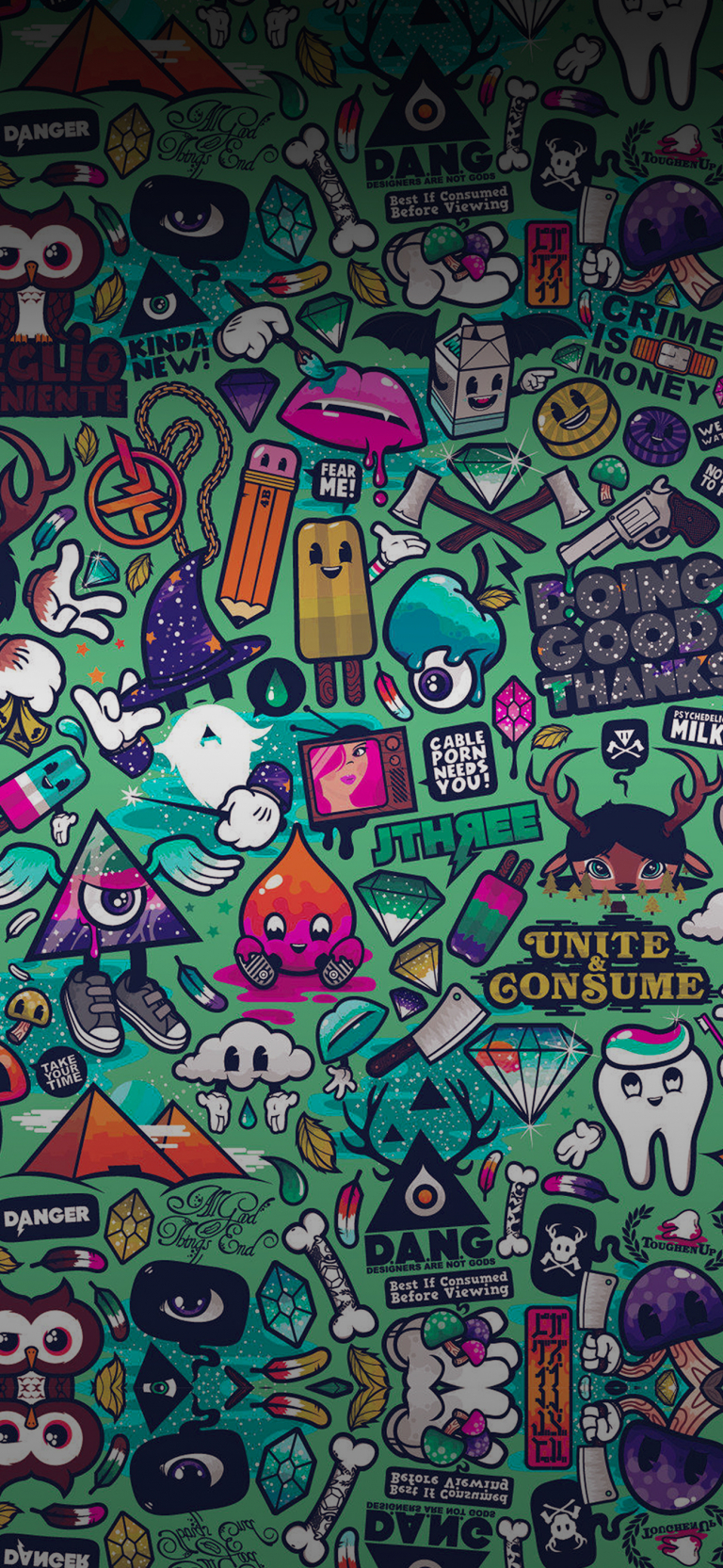 Default wallpaper of Graffiti