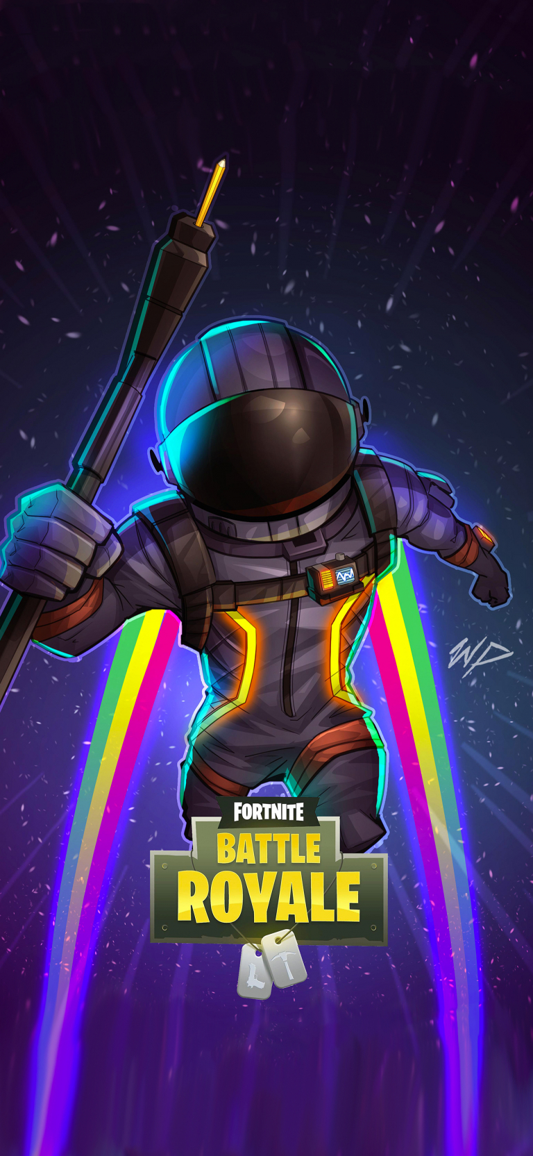 Default wallpaper of Fortnite