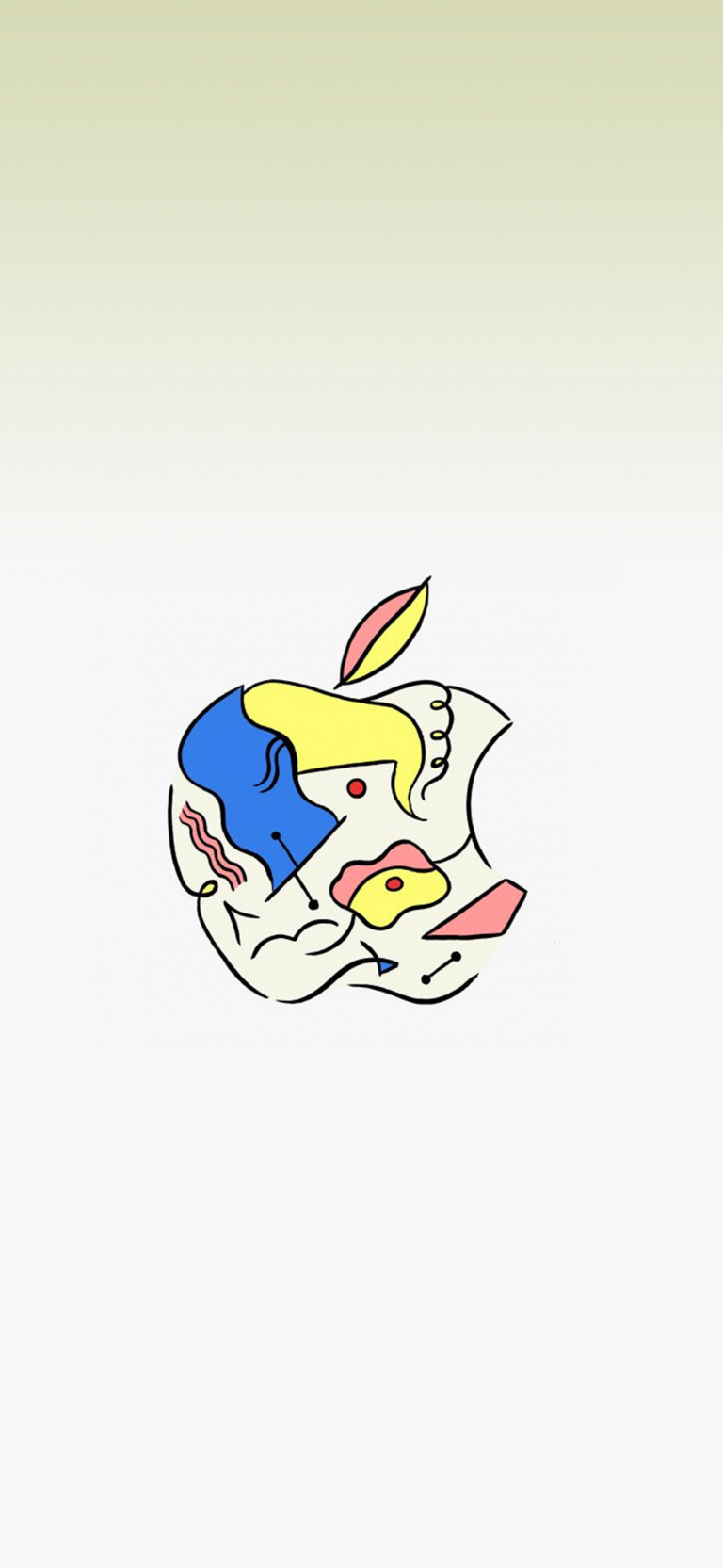 Default wallpaper of Apple Logo – 30 October Event – Official Wallpaper #13