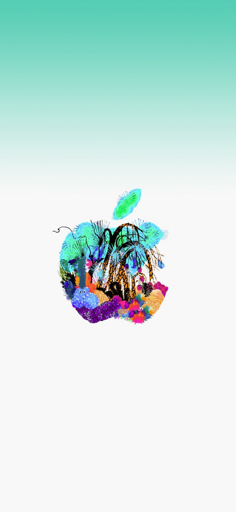 Default wallpaper of Apple Logo – 30 October Event – Official Wallpaper #15