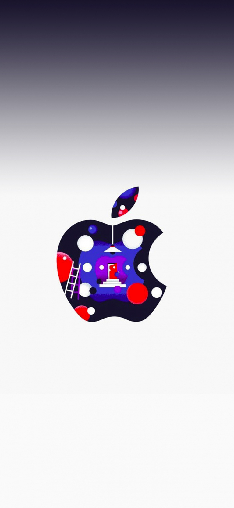 Default wallpaper of Apple Logo – 30 October Event – Official Wallpaper #17