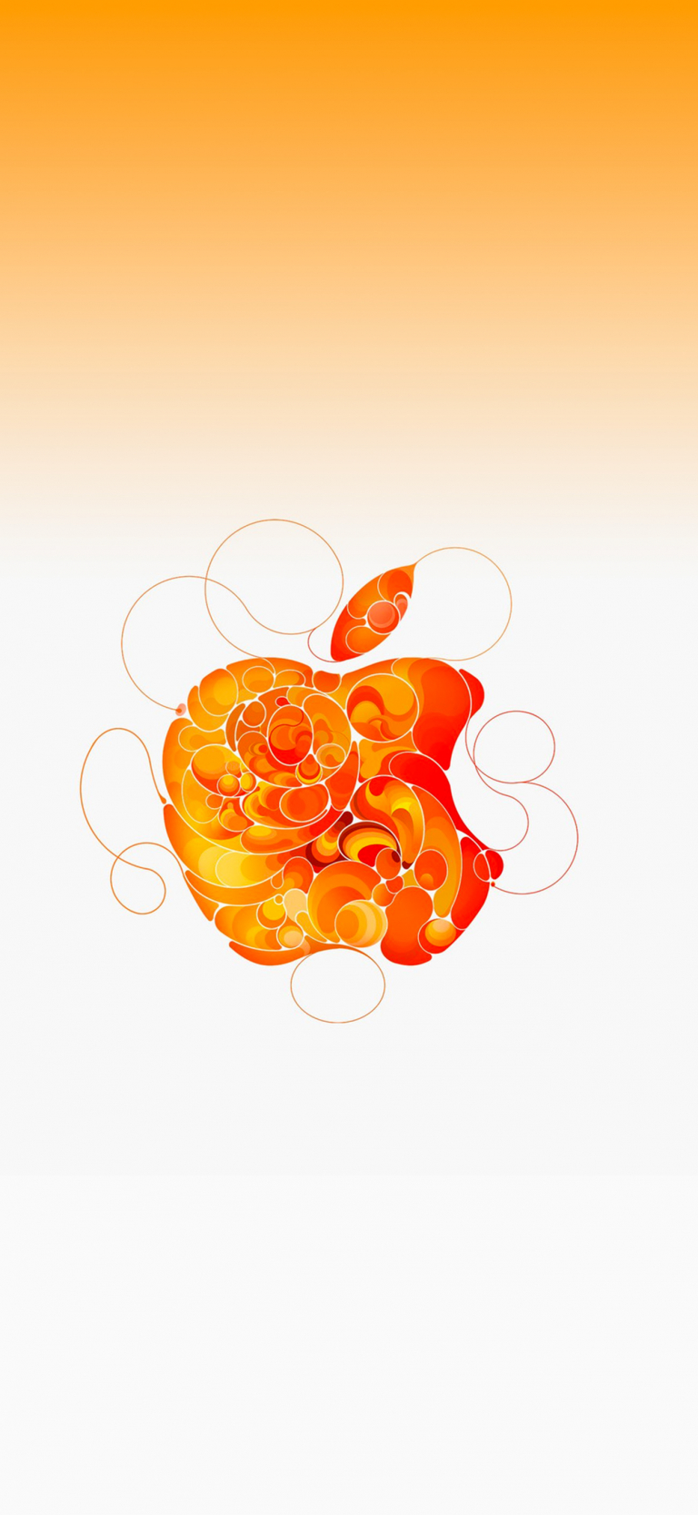 Default wallpaper of Apple Logo – 30 October Event – Official Wallpaper #18