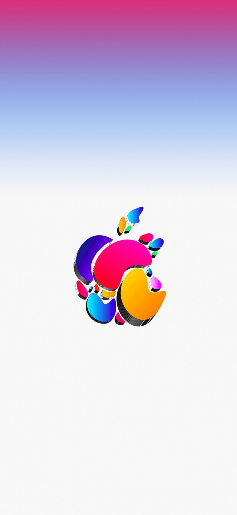 Default wallpaper of Apple Logo – 30 October Event – Official Wallpaper #28