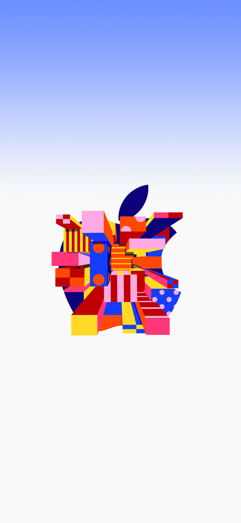 Default wallpaper of Apple Logo – 30 October Event – Official Wallpaper #5