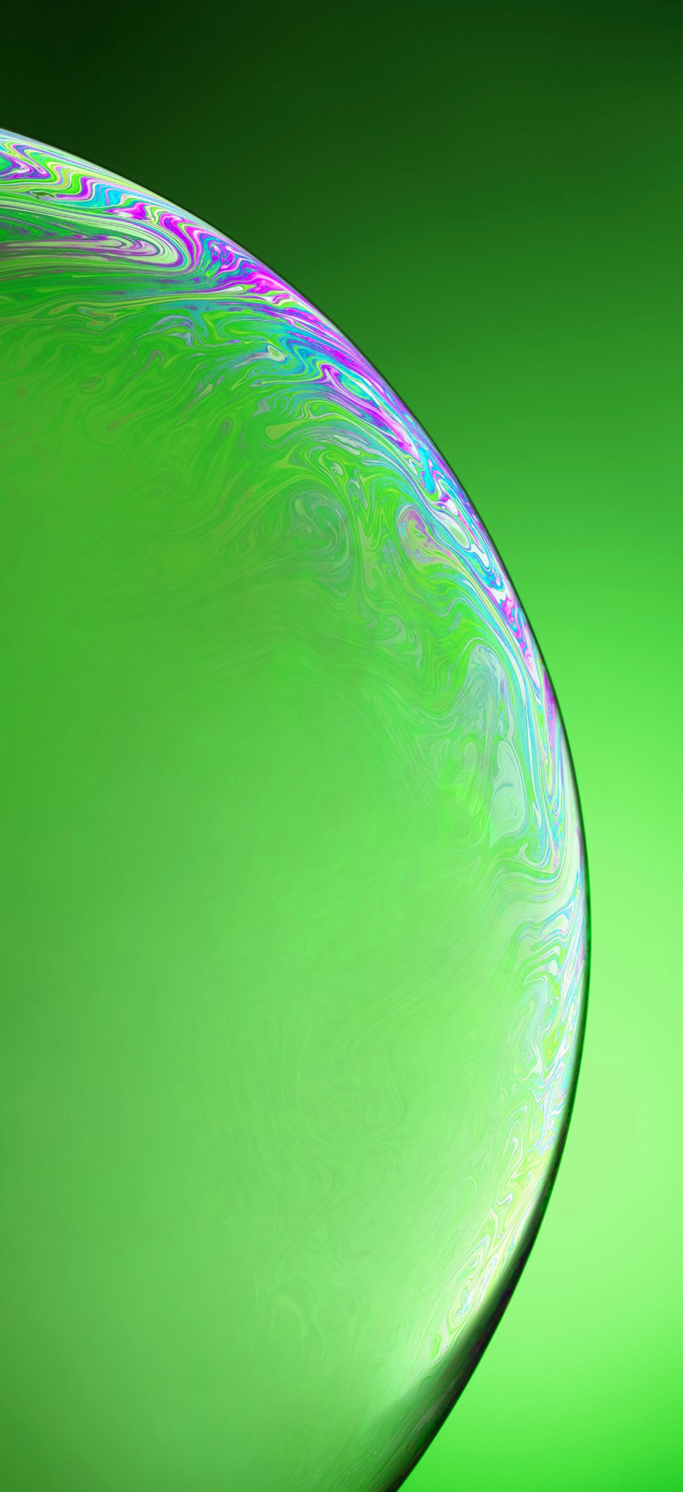 Default wallpaper of iPhone XR – Bonus 2 – The Missing Color (Green)