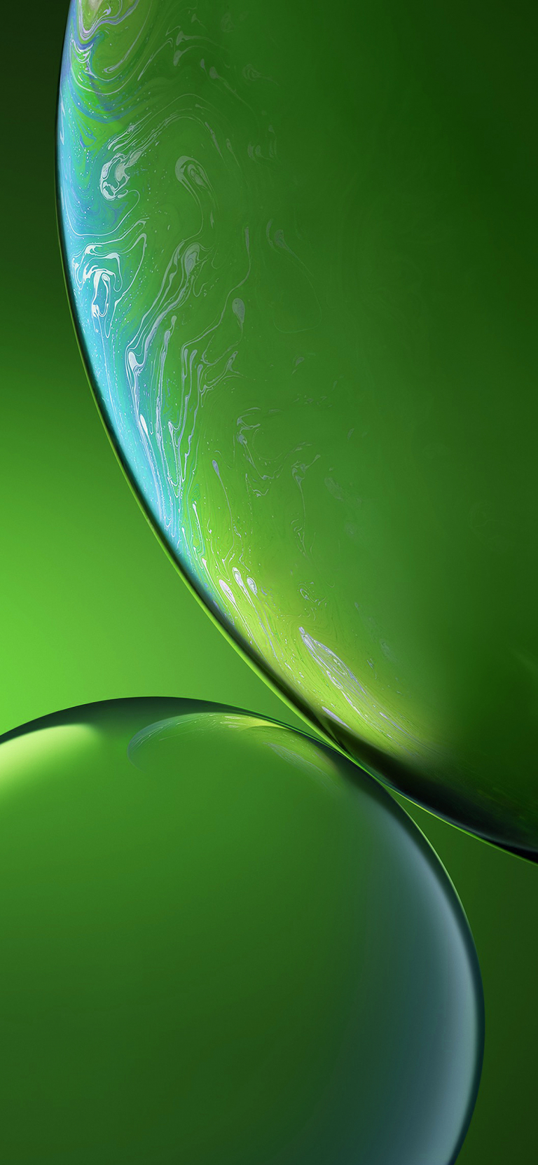 Default wallpaper of iPhone XR – Bonus – The Missing Color (Green)