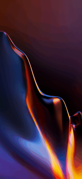 OnePlus 6T Stock Wallpaper 2 optimized for iPhone