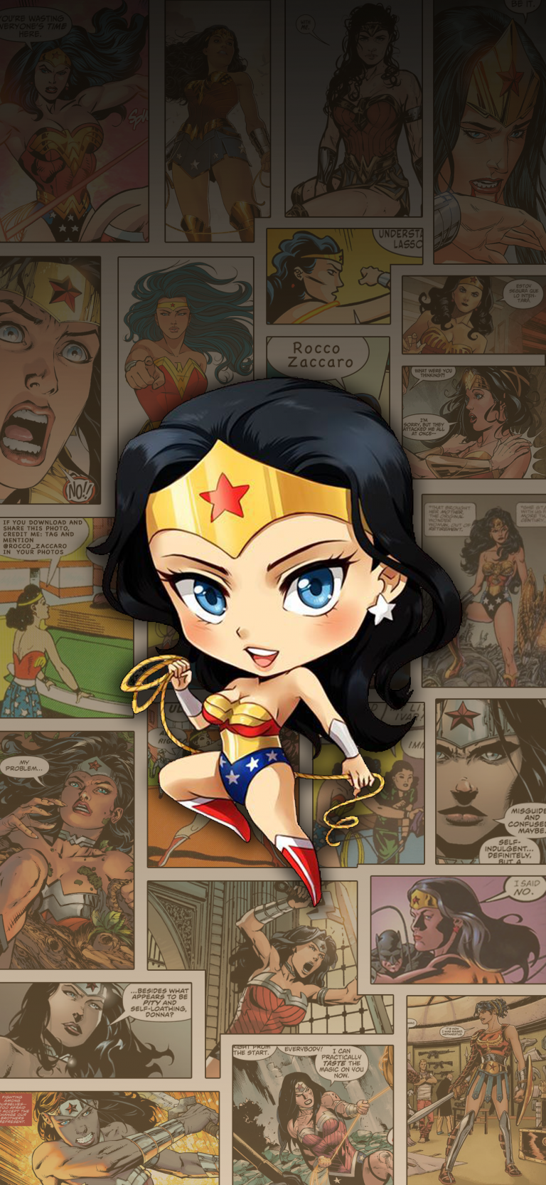 Default wallpaper of Wonder Woman