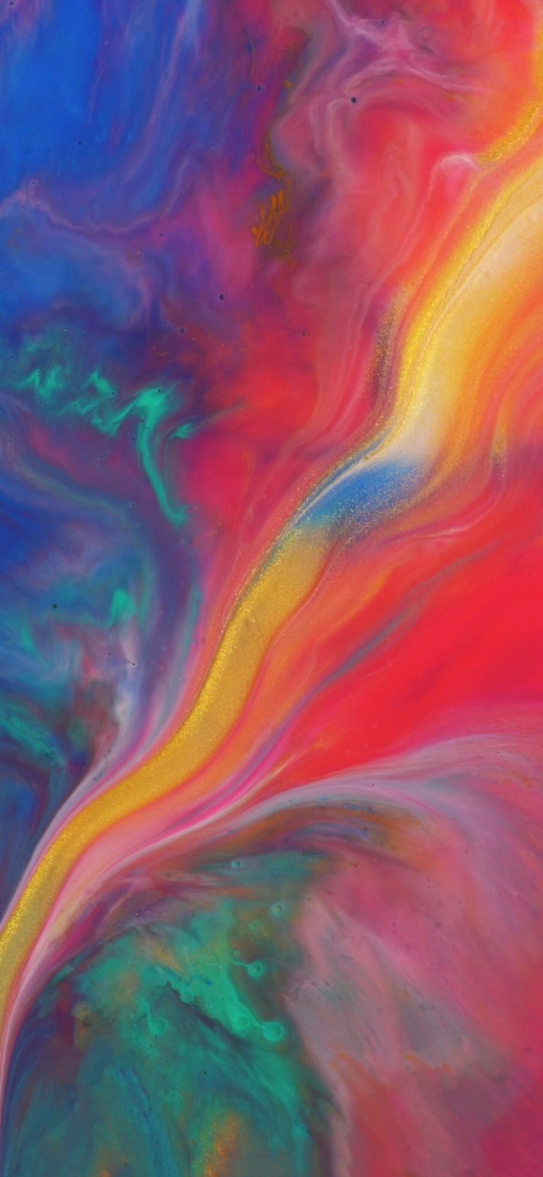 Default wallpaper of iPhone X Official Wallpaper – All Colors Mix