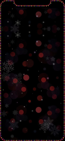 iPhone X/XS Enhance the Notch - Christmas Wallpaper