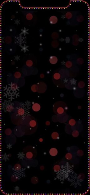 iPhone X/XS Enhance the Notch – Christmas Wallpaper