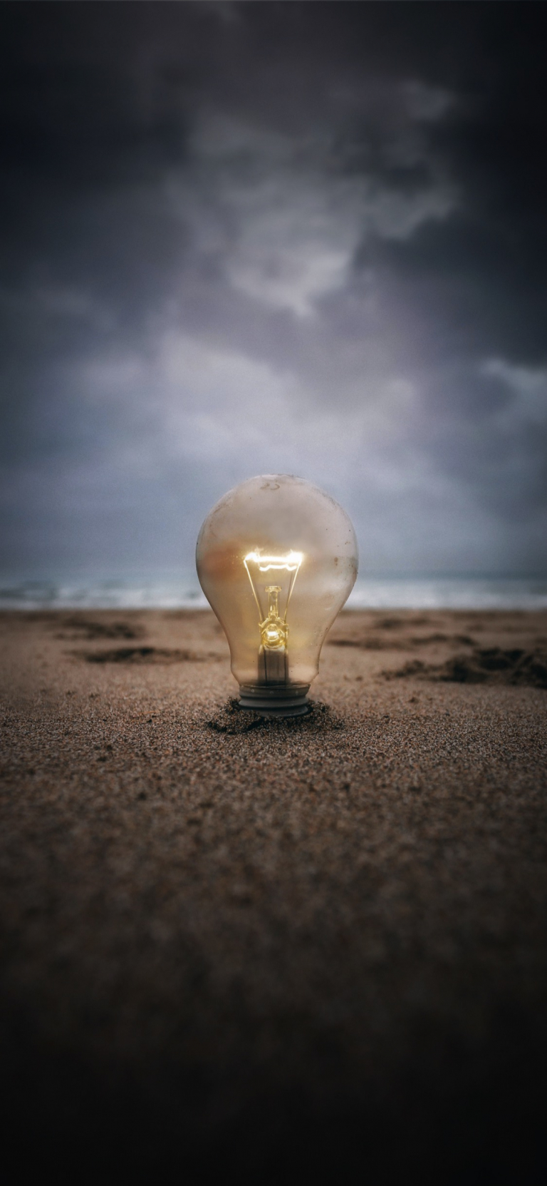 Default wallpaper of The Light Bulb – Magic (by @mb4k_tech)