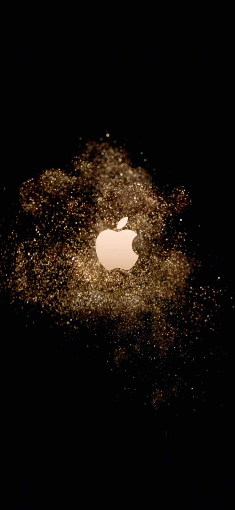 Default wallpaper of Apple Logo – Stardust – LIVE Wallpaper