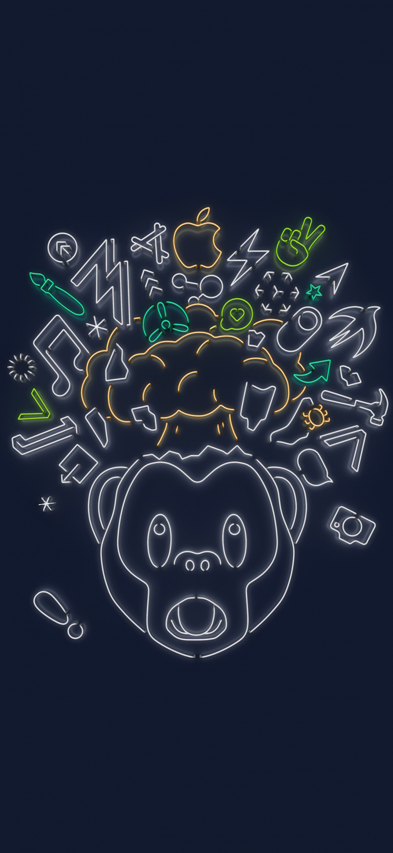 Default wallpaper of Monkey | WWDC19