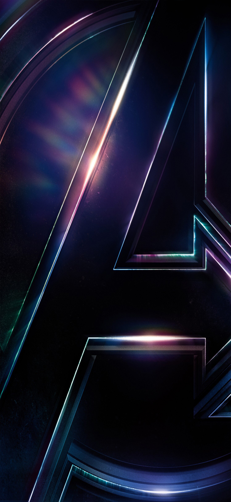 Default wallpaper of Avengers Colorful Logo